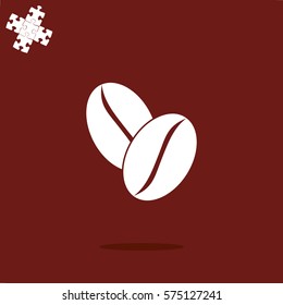 Coffee beans icon