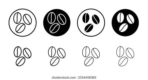 Coffee beans icon Art design illustration