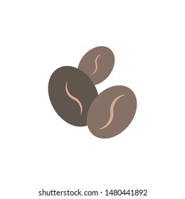 Coffee Beans icon Cafe collection in flat style illustration.