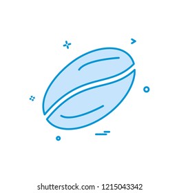 Coffee beans icon design vector