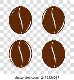 Icono de granos de café. Icono de granos de café símbolo moderno para gráfico y Diseño web. para logotipo, Web, App, UI. Eps 10