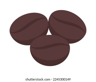 coffee beans icon on white background
