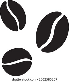 coffee beans icon set vector illustration with white background, coffee