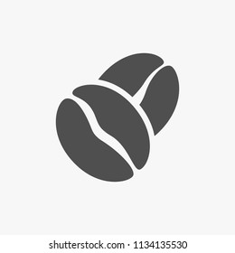 Coffee beans icon, sign. Vector illustration
