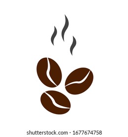 Coffee beans icon ,sign ,vector.