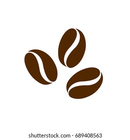 Coffee beans icon, sign. Vector illustration