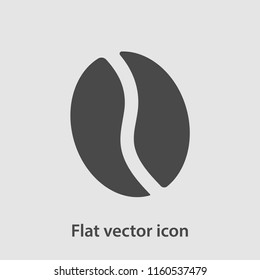  Coffee beans icon  stock vector illustration flat design