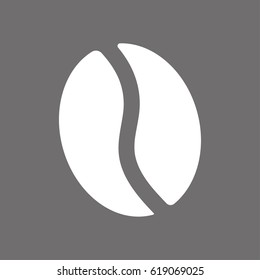  Coffee beans icon  stock vector illustration flat design