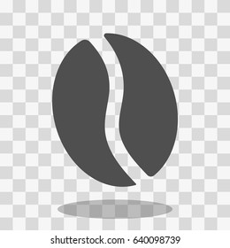  Coffee beans icon  stock vector illustration flat design