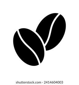coffee beans icon symbol vector template