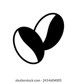 coffee beans icon symbol vector template