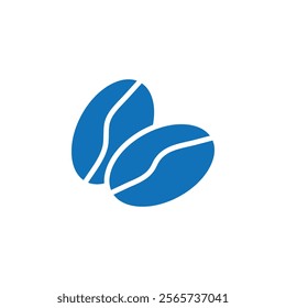 Coffee beans icon Thin line illustration set