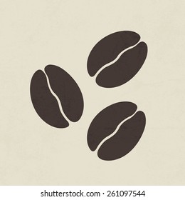 Coffee beans icon - Vector