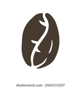 Coffee beans icon vector design template.