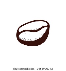 Coffee beans icon vector design template.