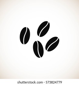 Coffee beans icon, Vector EPS 10 illustration style