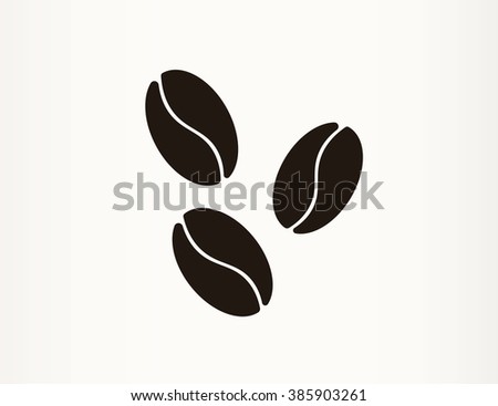 Coffee beans icon. Vector EPS 10
