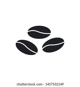 Coffee Beans Icon Vector Illustration Eps