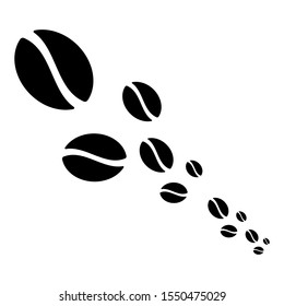 coffee beans icon vector illustration
