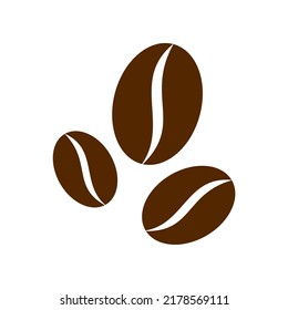 Kaffeebohnen-Symbol Vektorgrafik und Illustration 