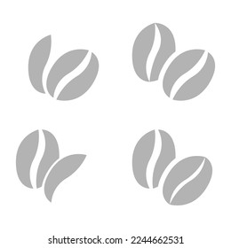 coffee beans icon, vector illustration