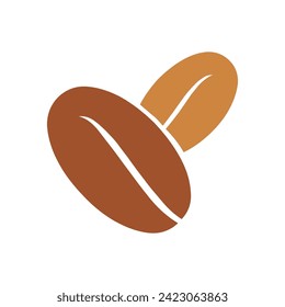 Kaffeebohnen-Symbol Vektorgrafik