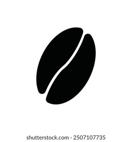 Kaffeebohnen-Symbol, Vektorgrafik-Logo-Design