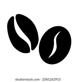 Coffee beans icon vector illustration