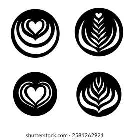 Coffee beans icon vector illustration