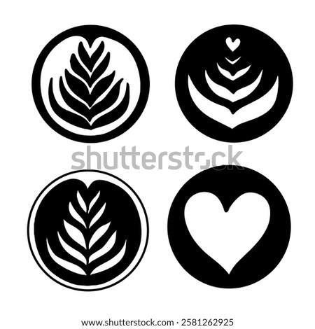 Coffee beans icon vector illustration