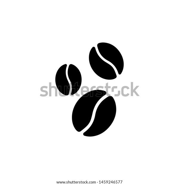 coffee beans icon vector\
illustration