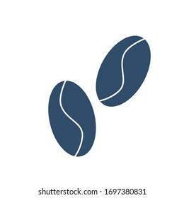 Coffee beans icon - Vector. Use for postcard, poster, banner, web design and print on a t-shirt. Easy to edit. Vector illustration