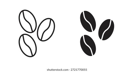 Ícone de grãos de café para o design do seu site, logotipo, aplicativo, UI. EPS10