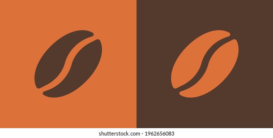 coffee beans isolated. Vector illustration