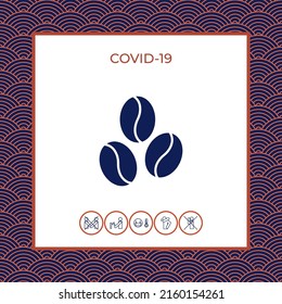 Coffee beans line icon. Element for your design
