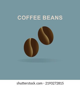 Coffee beans logo, coffee branding, food and drinks