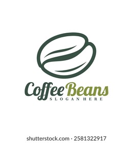 Coffee Beans logo design concept vector. Coffee Logo Design Template. Creative Symbol. Icon