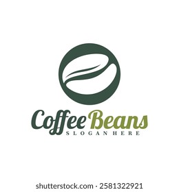 Coffee Beans logo design concept vector. Coffee Logo Design Template. Creative Symbol. Icon