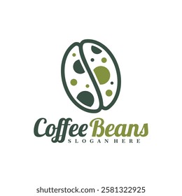 Coffee Beans logo design concept vector. Coffee Logo Design Template. Creative Symbol. Icon