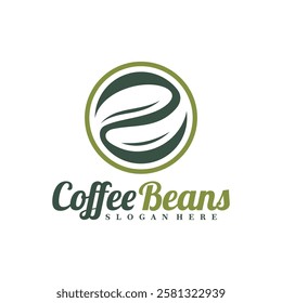 Coffee Beans logo design concept vector. Coffee Logo Design Template. Creative Symbol. Icon