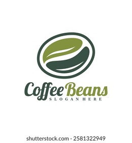 Coffee Beans logo design concept vector. Coffee Logo Design Template. Creative Symbol. Icon