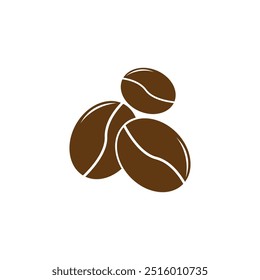 Coffee Beans logo icon flat design