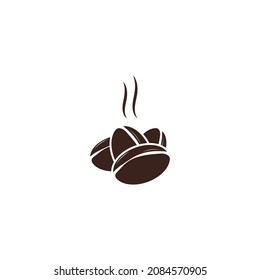 coffee beans logo icon vector template