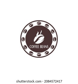 Logo für Kaffeebohnen - Vektorvorlage