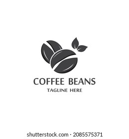 Logo für Kaffeebohnen - Vektorvorlage