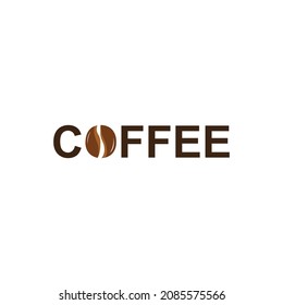 coffee beans logo icon vector template