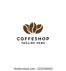 Coffee Beans Logo Template Design Vector Illustration