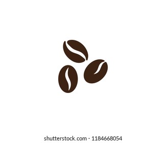 Coffee beans Logo Template vector icon design