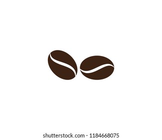 Coffee beans Logo Template vector icon design