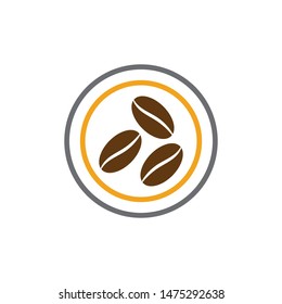 
Coffee Beans Logo Template vector icon design
